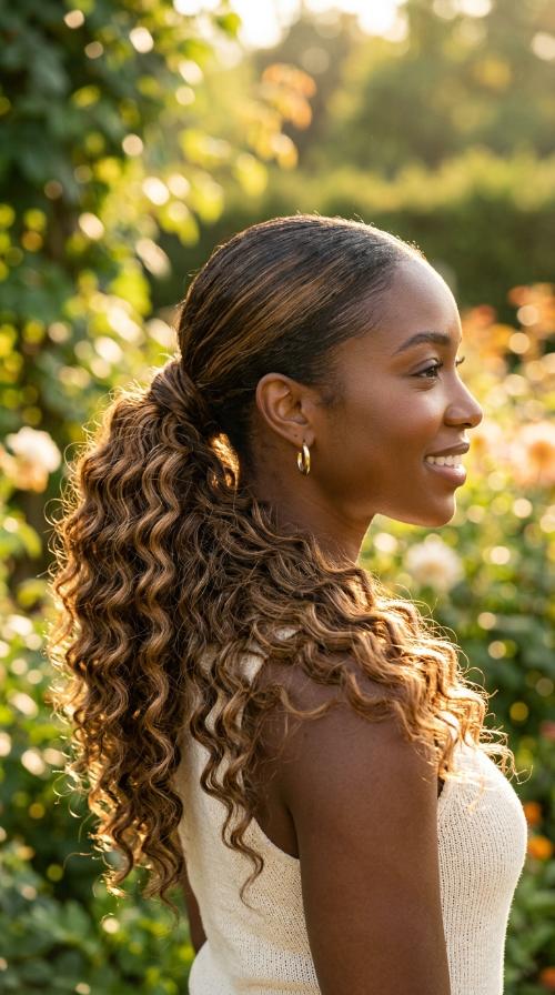 Deep Wave Wrap-Around Ponytail