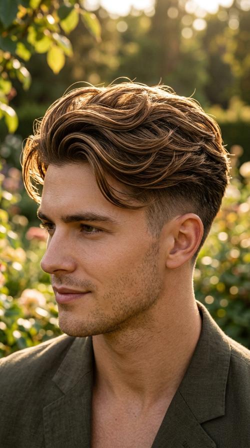 Disconnected Undercut Slick Back