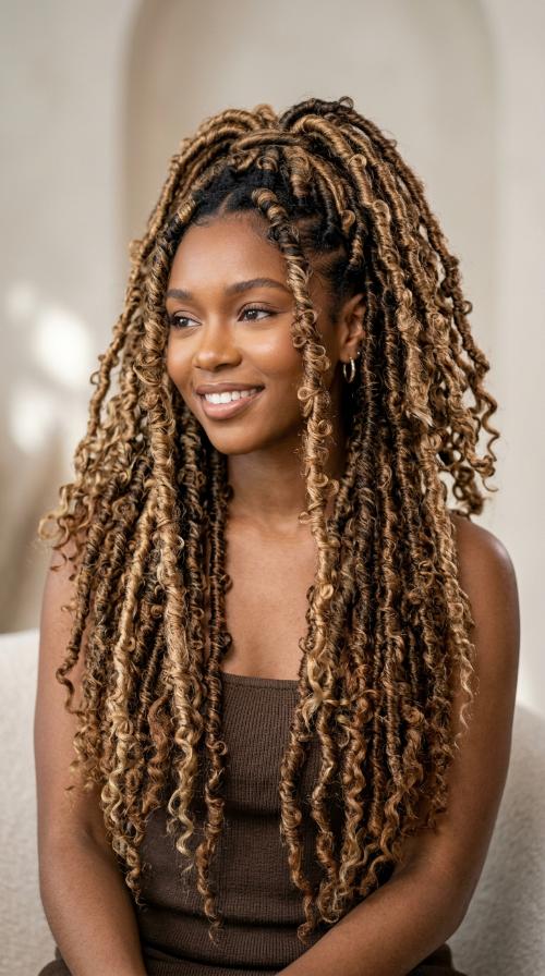 Distressed Butterfly Locs