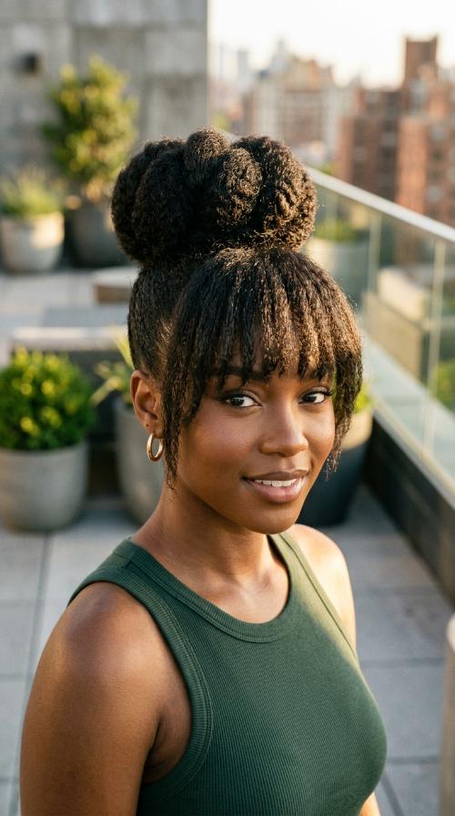 Donut Bun with Bangs