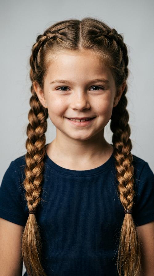 Double Braid Pigtails