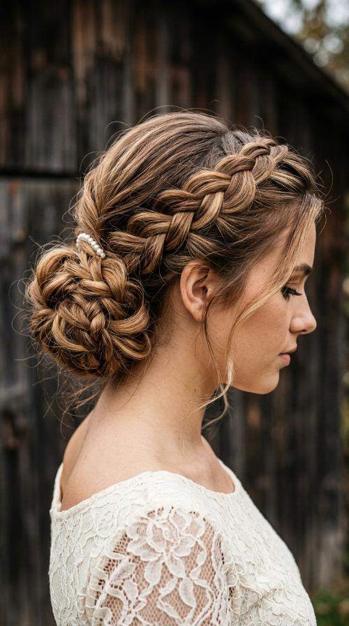 Double Braided Bun