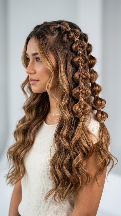 Double Bubble Braids