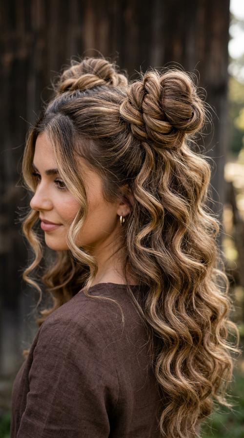 Double Bun Space Buns