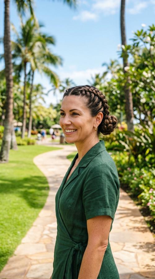 Double Dutch Braided Buns