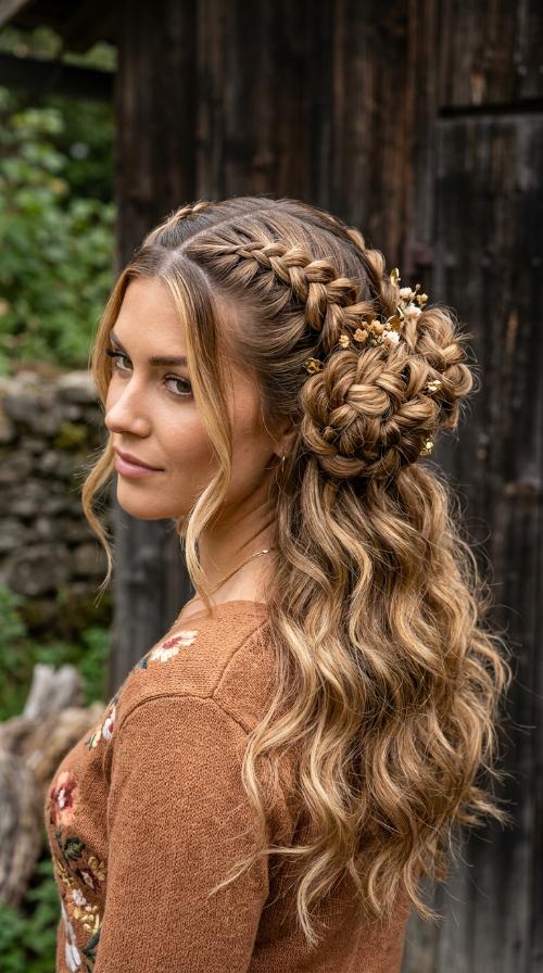 Double Dutch Braided Buns