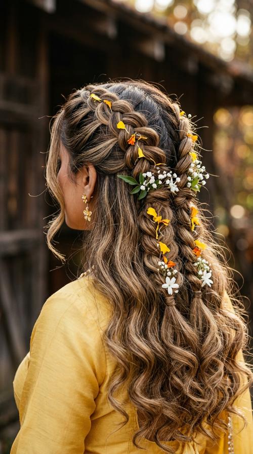 Double Dutch Braids with Petals