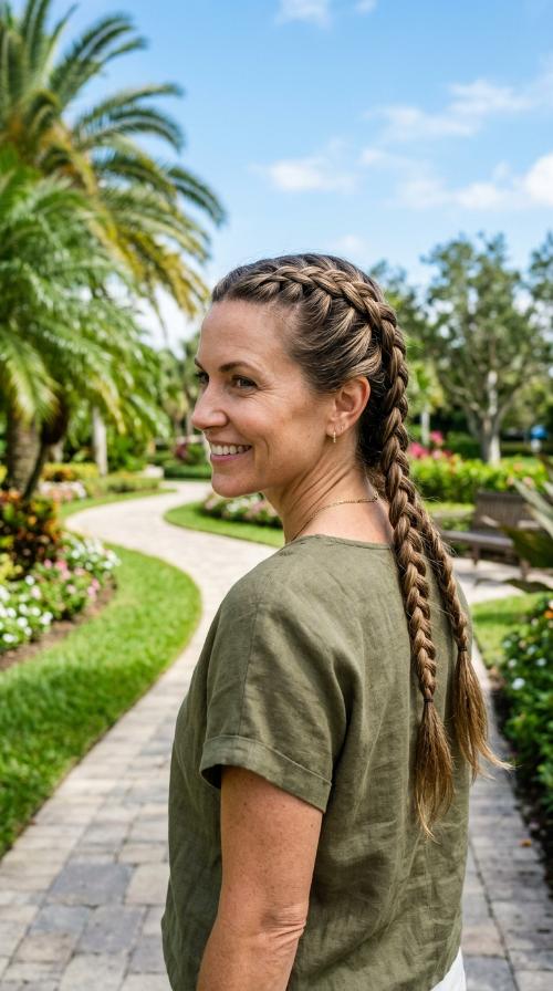 Double French Braid