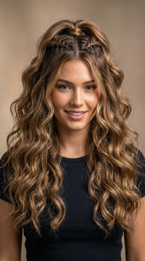 Double Front Braids
