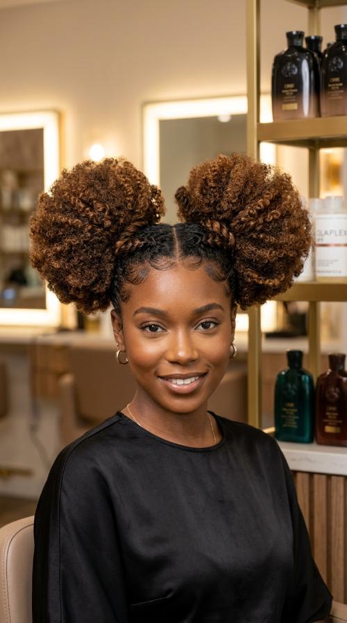 Double Puff Space Bun
