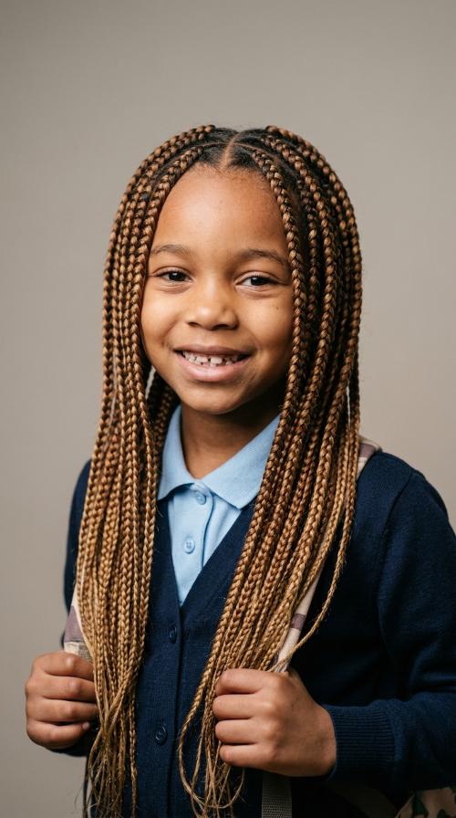 Durable Medium Box Braids
