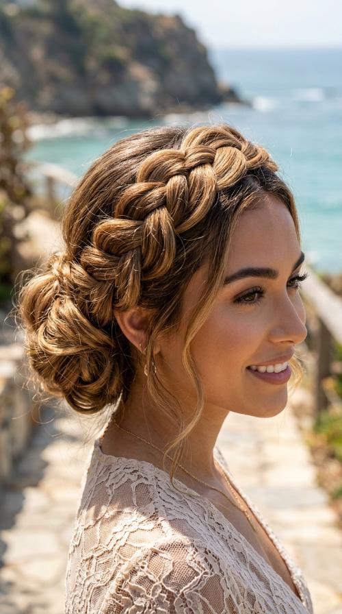Dutch Braid Crown