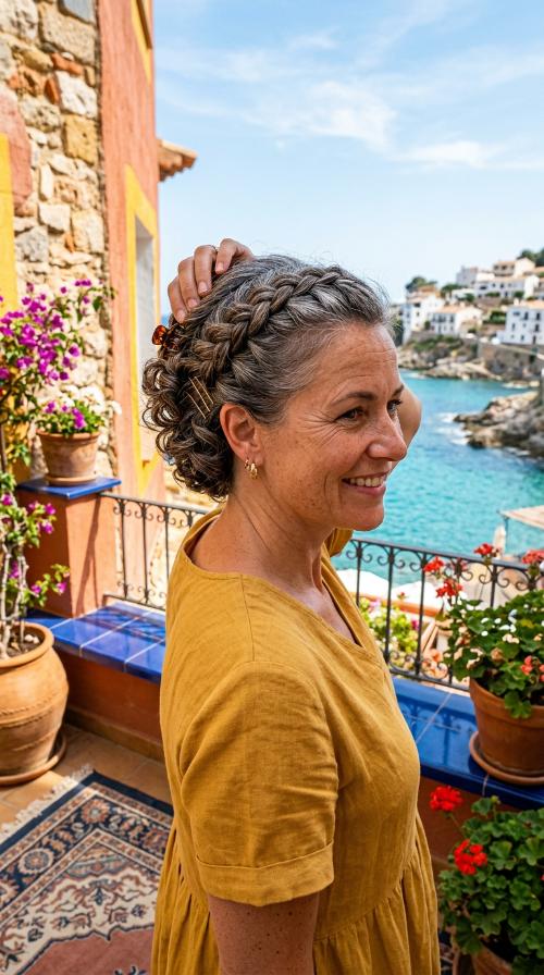 Dutch Braid Faux-Braid Out
