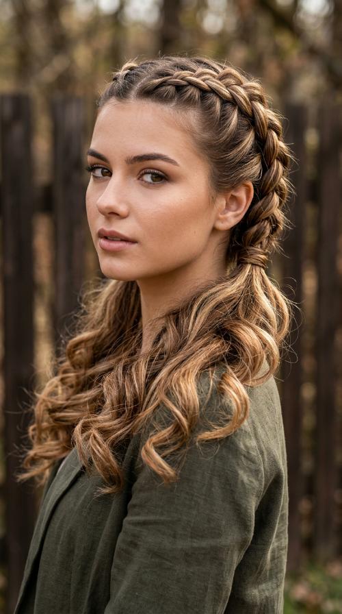 Dutch Braid Pigtails