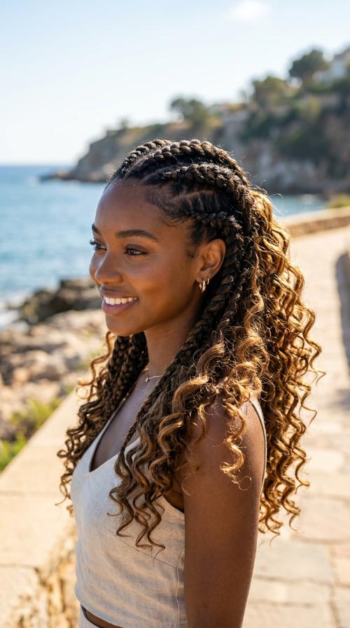 Dutch Braids for Natural Hair