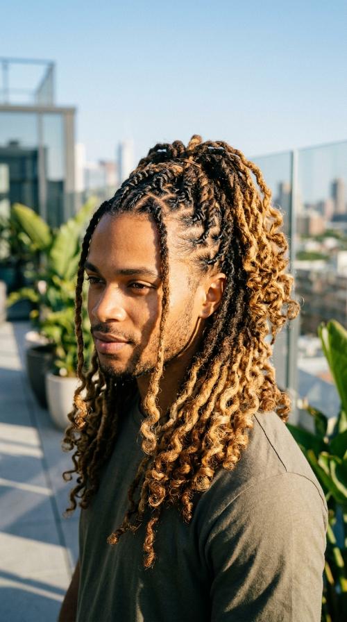 Dyed Tip Locs