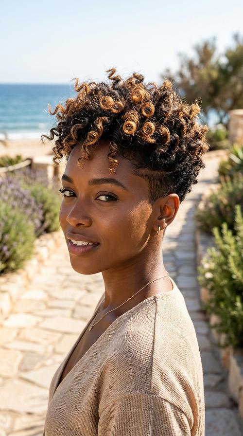 Edgy Spiky Tapered Pixie