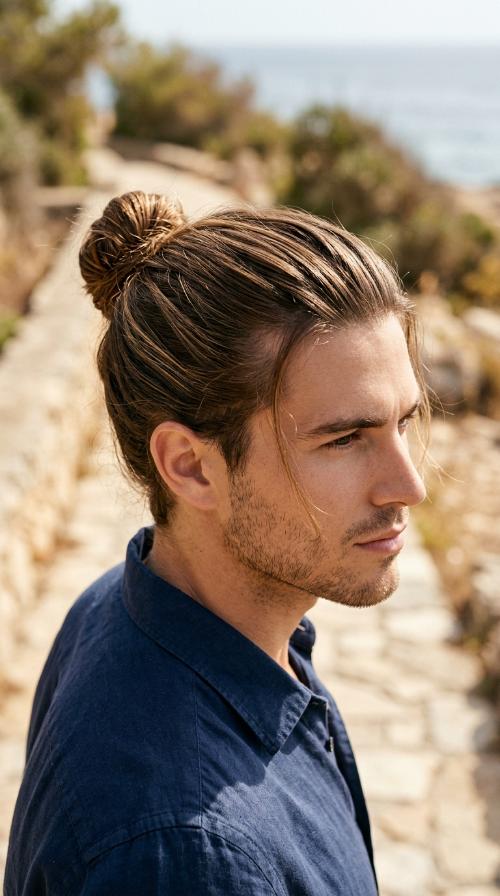 Elegant Man Bun