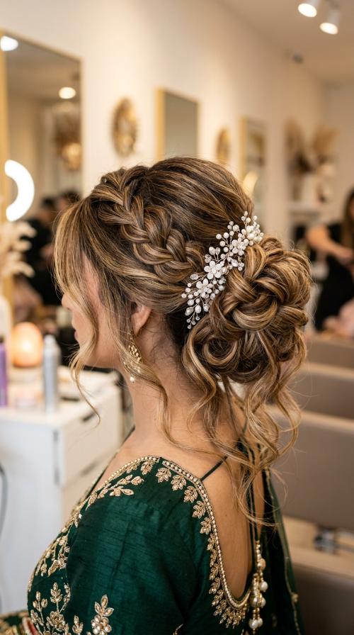Embellished Messy Bun