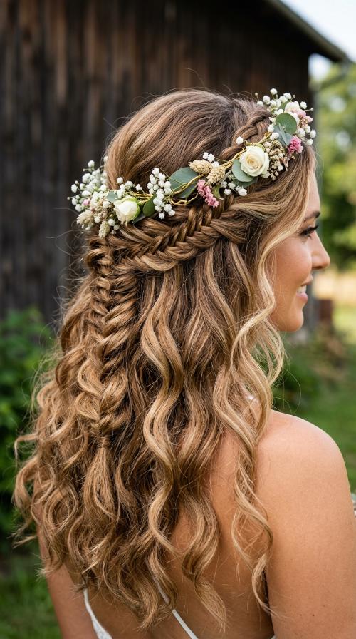 Ethereal Flower Crown Waves