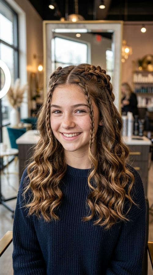 Face-Framing Accent Braids