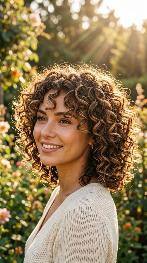 Face-Framing Curly Layers