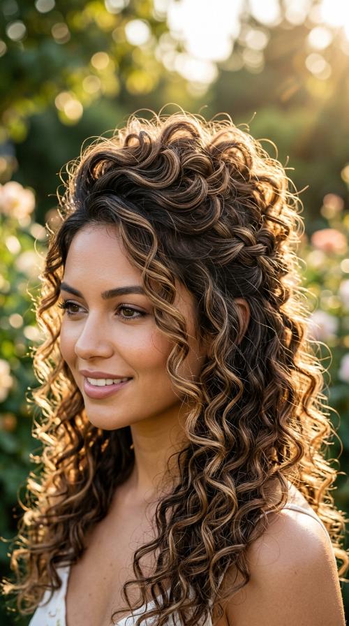 Faux Hawk Curls