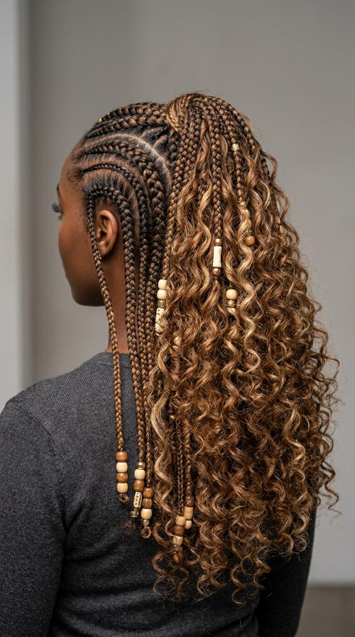 Feed-in Braids with Beads