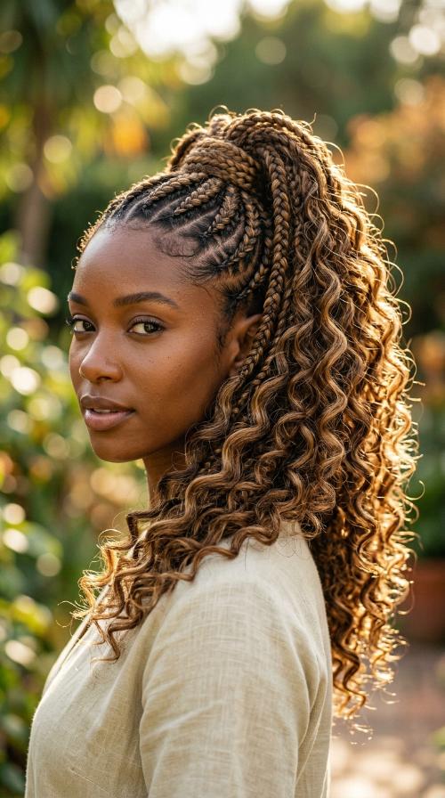 Feed-In Ponytail