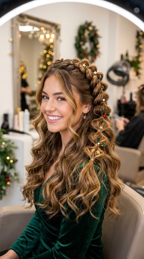 Festive Bubble Braid