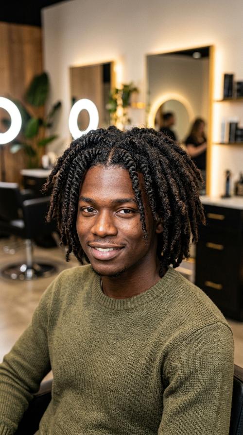 Finger Coil Starter Locs
