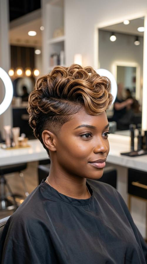 Finger Wave Mohawk