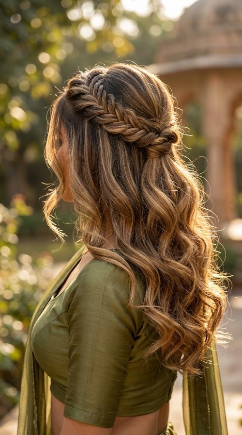 Fishtail Braid for U-Neck Blouses
