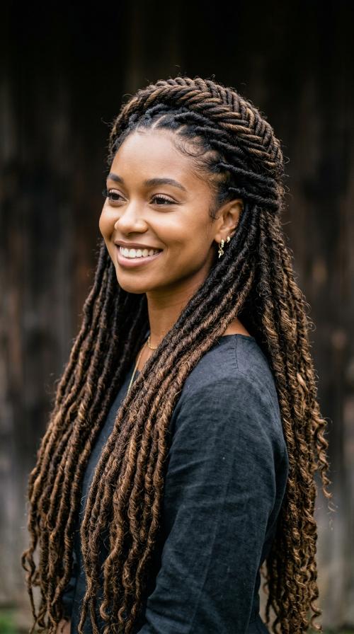 Fishtail Braided Locs