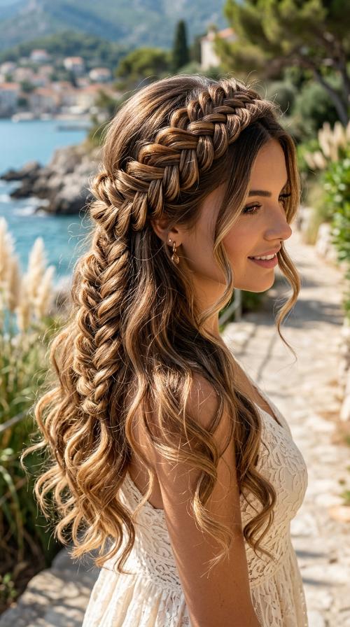 Fishtail Crown Braid