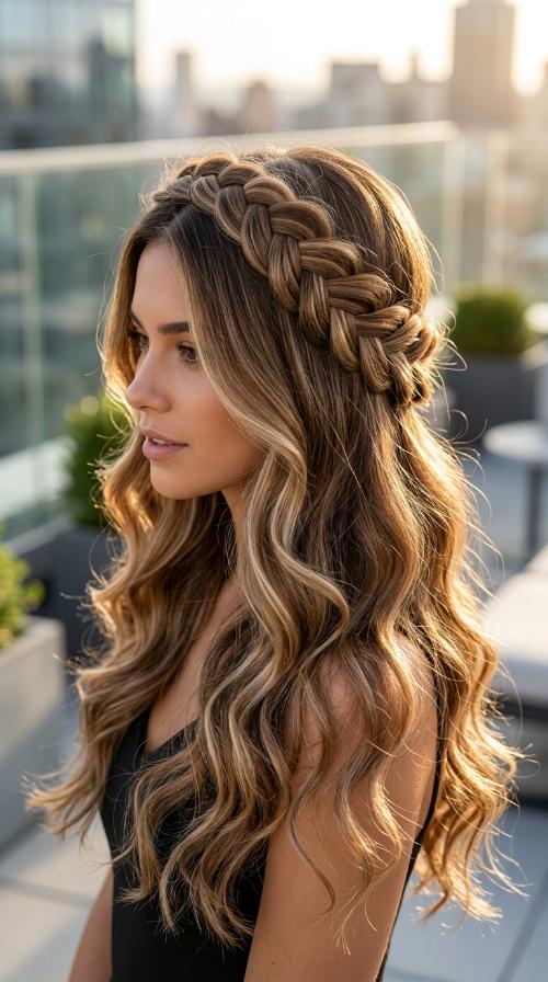 Fishtail Crown Braid