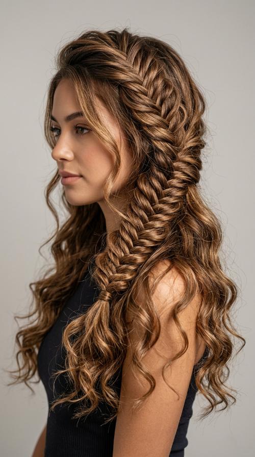 Fishtail Side Braid