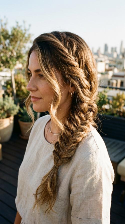 Fishtail Side Sweep
