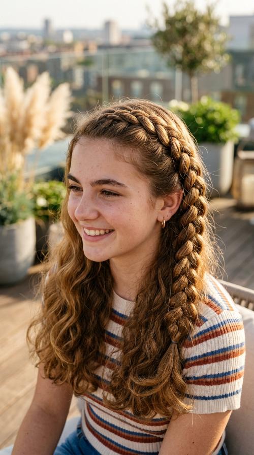 Five-Strand Dutch Braid