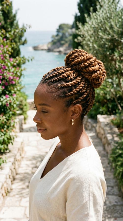 Flat Twist Bun