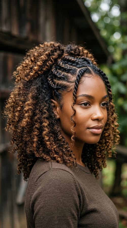 Flat Twist Out Accents