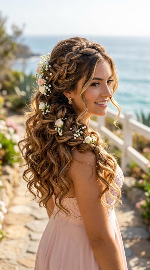 Floral Accented Tresses