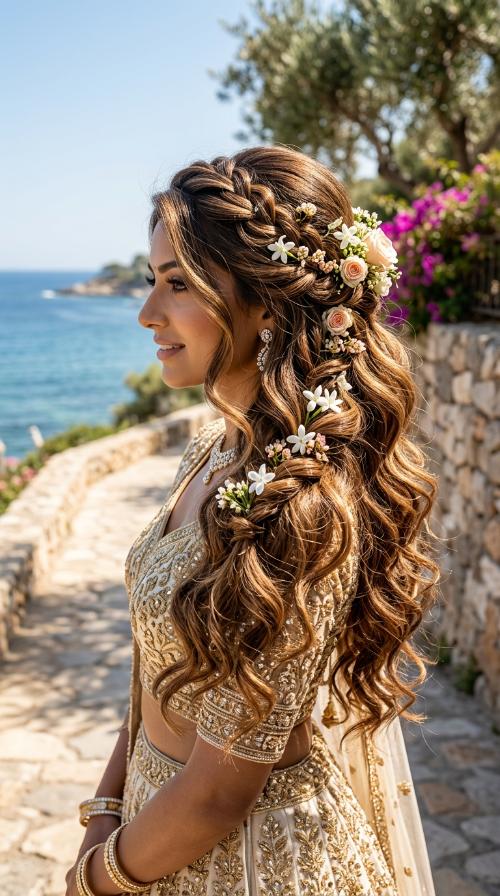 Floral Accented Waves