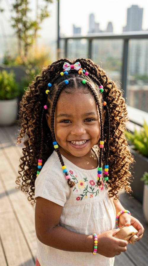 Four-Quadrant Braids with Extra-Grip Beads