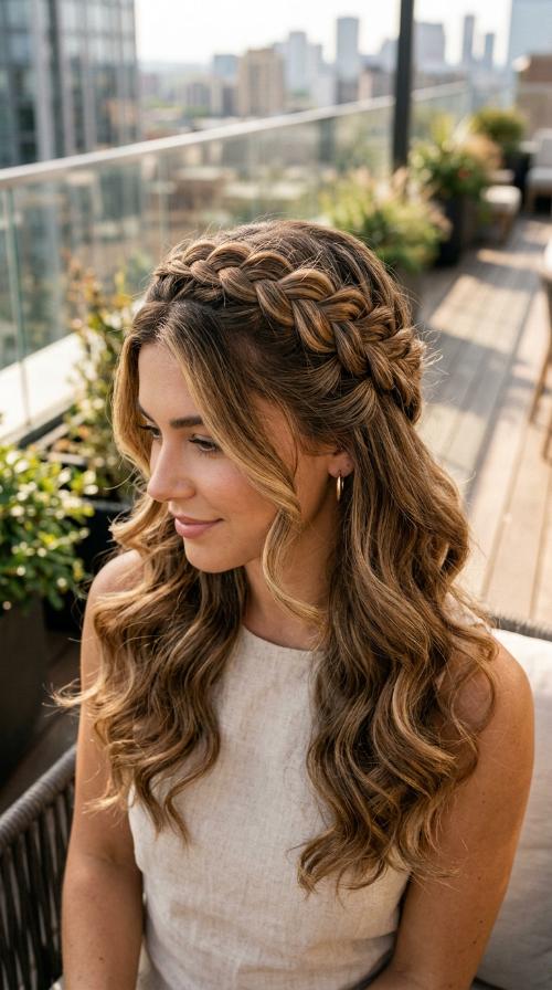 French Braid Crown