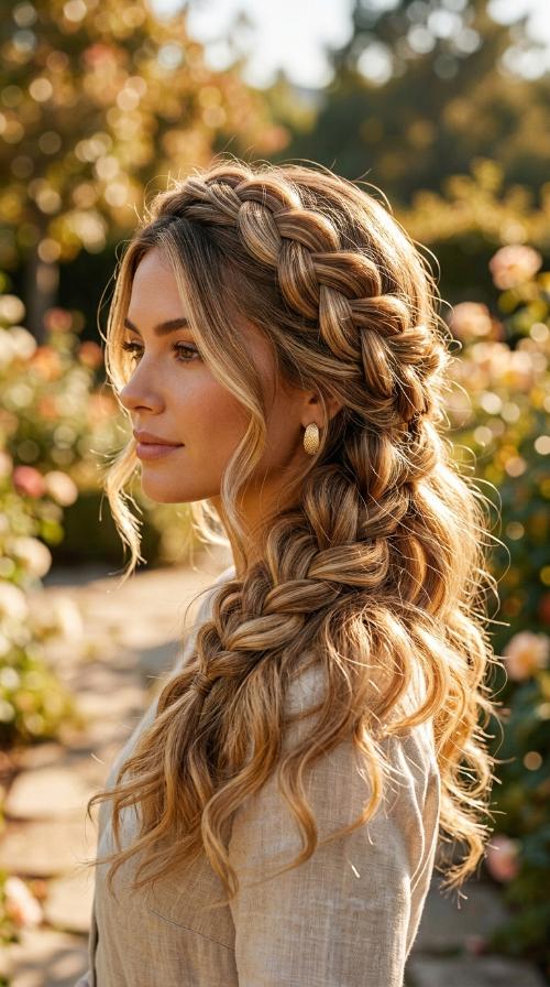 French Braid Crown