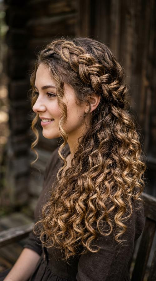French Braid Crown
