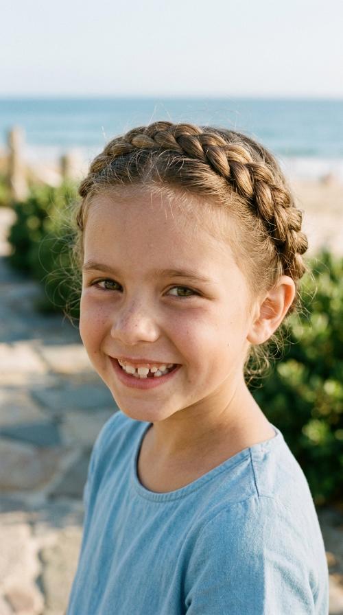French Braid Crown