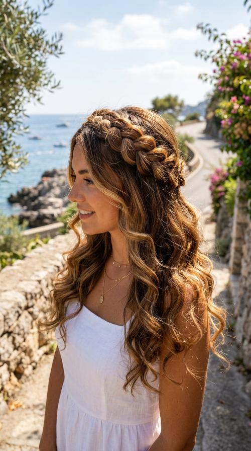 French Braid Crown