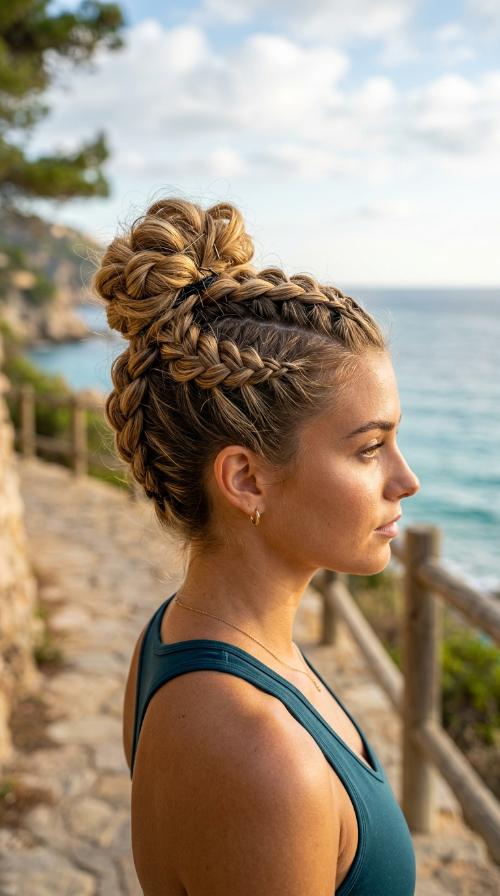 French Braid Faux-Hawk